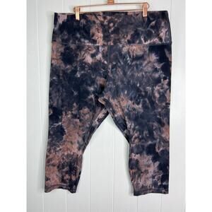 Lululemon Align HR Pant 23" Diamond Dye Pitch Grey Graphite Size 20 EUC